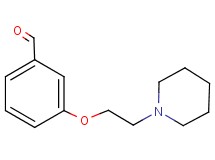 3-[2-(1-piperidinyl)ethoxy]benzaldehyde oxalate