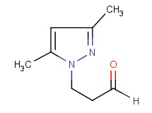 3-(3,5-dimethyl-1H-pyrazol-1-yl)propanal 3-(3,5-dimethyl-1H-pyrazol-1-yl)propanal