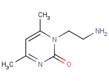 1-(2-aminoethyl)-4,6-dimethylpyrimidin-2(1H)-one 1-(2-aminoethyl)-4,6-dimethylpyrimidin-2(1H)-one