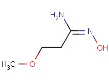 (1E)-N'-hydroxy-3-methoxypropanimidamide (1E)-N'-hydroxy-3-methoxypropanimidamide