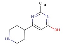 2-methyl-6-(4-piperidinyl)-4-pyrimidinol 2-methyl-6-(4-piperidinyl)-4-pyrimidinol