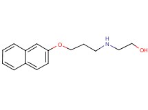2-{[3-(2-naphthyloxy)propyl]amino}ethanol