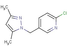 2-chloro-5-[(3,5-dimethyl-1H-pyrazol-1-yl)methyl]pyridine