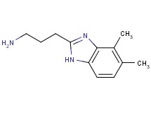 3-(4,5-dimethyl-1H-benzimidazol-2-yl)-1-propanamine 3-(4,5-dimethyl-1H-benzimidazol-2-yl)-1-propanamine