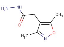 2-(3,5-dimethyl-4-isoxazolyl)acetohydrazide 2-(3,5-dimethyl-4-isoxazolyl)acetohydrazide
