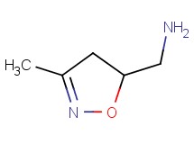 1-(3-methyl-4,5-dihydro-5-isoxazolyl)methanamine 1-(3-methyl-4,5-dihydro-5-isoxazolyl)methanamine