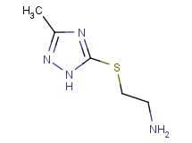 2-[(3-methyl-1H-1,2,4-triazol-5-yl)thio]ethanamine