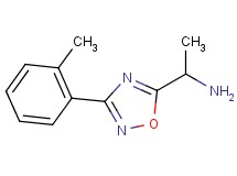 1-[3-(2-methylphenyl)-1,2,4-oxadiazol-5-yl]ethanamine