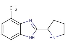 4-methyl-2-pyrrolidin-2-yl-1H-benzimidazole 4-methyl-2-pyrrolidin-2-yl-1H-benzimidazole