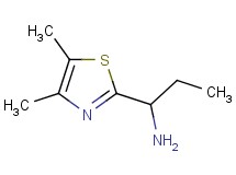 1-(4,5-dimethyl-1,3-thiazol-2-yl)-1-propanamine 1-(4,5-dimethyl-1,3-thiazol-2-yl)-1-propanamine
