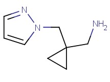 1-[1-(1H-pyrazol-1-ylmethyl)cyclopropyl]methanamine