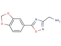 1-[5-(1,3-benzodioxol-5-yl)-1,2,4-oxadiazol-3-yl]methanamine