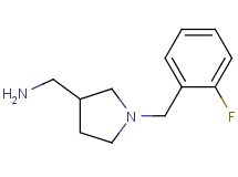 1-[1-(2-fluorobenzyl)-3-pyrrolidinyl]methanamine