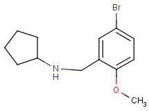 (5-bromo-2-methoxybenzyl)cyclopentylamine (5-bromo-2-methoxybenzyl)cyclopentylamine