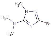 3-bromo-N,N,1-trimethyl-1H-1,2,4-triazol-5-amine 3-bromo-N,N,1-trimethyl-1H-1,2,4-triazol-5-amine