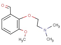 2-[2-(dimethylamino)ethoxy]-3-methoxybenzaldehyde