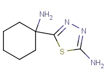 5-(1-aminocyclohexyl)-1,3,4-thiadiazol-2-amine
