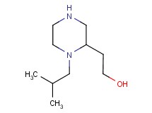 2-(1-isobutylpiperazin-2-yl)ethanol 2-(1-isobutylpiperazin-2-yl)ethanol