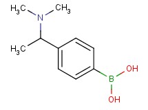 {4-[1-(dimethylamino)ethyl]phenyl}boronic acid