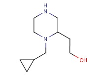 2-[1-(cyclopropylmethyl)piperazin-2-yl]ethanol