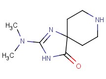 2-(dimethylamino)-1,3,8-triazaspiro[4.5]dec-1-en-4-one