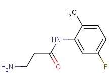 N~1~-(5-fluoro-2-methylphenyl)-beta-alaninamide N~1~-(5-fluoro-2-methylphenyl)-beta-alaninamide