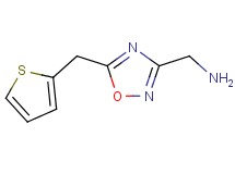 1-[5-(2-thienylmethyl)-1,2,4-oxadiazol-3-yl]methanamine