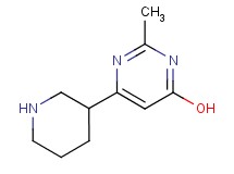 2-methyl-6-(3-piperidinyl)-4-pyrimidinol