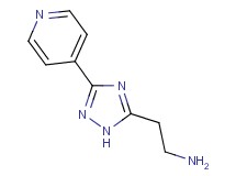 2-(3-pyridin-4-yl-1H-1,2,4-triazol-5-yl)ethanamine 2-(3-pyridin-4-yl-1H-1,2,4-triazol-5-yl)ethanamine