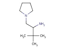 3,3-dimethyl-1-pyrrolidin-1-ylbutan-2-amine 3,3-dimethyl-1-pyrrolidin-1-ylbutan-2-amine