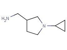 1-(1-cyclopropyl-3-pyrrolidinyl)methanamine 1-(1-cyclopropyl-3-pyrrolidinyl)methanamine