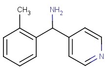 1-(2-methylphenyl)-1-pyridin-4-ylmethanamine 1-(2-methylphenyl)-1-pyridin-4-ylmethanamine