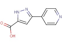 3-(4-pyridinyl)-1H-pyrazole-5-carboxylic acid 3-(4-pyridinyl)-1H-pyrazole-5-carboxylic acid