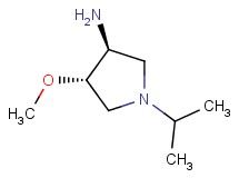 trans-1-isopropyl-4-methoxy-3-pyrrolidinamine trans-1-isopropyl-4-methoxy-3-pyrrolidinamine