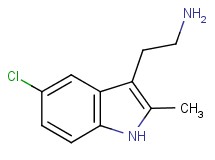 2-(5-chloro-2-methyl-1H-indol-3-yl)ethanamine 2-(5-chloro-2-methyl-1H-indol-3-yl)ethanamine