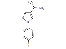 1-[1-(4-fluorophenyl)-1H-pyrazol-4-yl]ethanamine