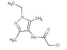 2-chloro-N-(1-ethyl-3,5-dimethyl-1H-pyrazol-4-yl)acetamide
