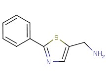 1-(2-phenyl-1,3-thiazol-5-yl)methanamine 1-(2-phenyl-1,3-thiazol-5-yl)methanamine