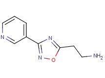 2-(3-pyridin-3-yl-1,2,4-oxadiazol-5-yl)ethanamine 2-(3-pyridin-3-yl-1,2,4-oxadiazol-5-yl)ethanamine
