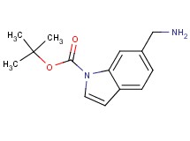 tert-butyl 6-(aminomethyl)-1H-indole-1-carboxylate tert-butyl 6-(aminomethyl)-1H-indole-1-carboxylate