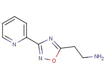 2-(3-pyridin-2-yl-1,2,4-oxadiazol-5-yl)ethanamine 2-(3-pyridin-2-yl-1,2,4-oxadiazol-5-yl)ethanamine