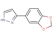 3-(1,3-benzodioxol-5-yl)-1H-pyrazole 3-(1,3-benzodioxol-5-yl)-1H-pyrazole