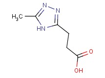 3-(5-methyl-4H-1,2,4-triazol-3-yl)propanoic acid 3-(5-methyl-4H-1,2,4-triazol-3-yl)propanoic acid