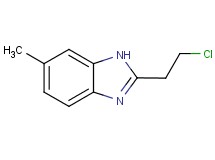 2-(2-chloroethyl)-6-methyl-1H-benzimidazole 2-(2-chloroethyl)-6-methyl-1H-benzimidazole