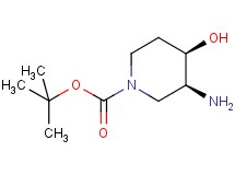 tert-butyl cis-3-amino-4-hydroxy-1-piperidinecarboxylate
