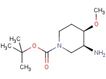 tert-butyl rac-(3S,4R)-3-amino-4-methoxy-1-piperidinecarboxylate