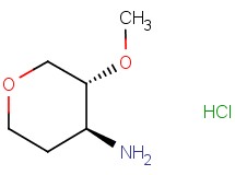rac-[(3R,4S)-3-methoxytetrahydro-2H-pyran-4-yl]amine hydrochloride