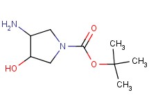 tert-butyl 3-amino-4-hydroxy-1-pyrrolidinecarboxylate