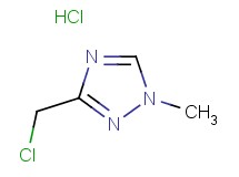 3-(chloromethyl)-1-methyl-1H-1,2,4-triazole hydrochloride