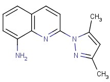 2-(3,5-dimethyl-1H-pyrazol-1-yl)quinolin-8-amine 2-(3,5-dimethyl-1H-pyrazol-1-yl)quinolin-8-amine